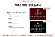 Elegant Monogram Logo Kit | Canva, a Branding & Logo Template by BrandhavenStudio (Thumbnail 7 of 9)