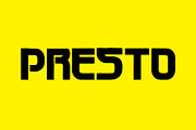 PRESTO, a Font by FOUNDFONT™ (Thumbnail 1 of 3)