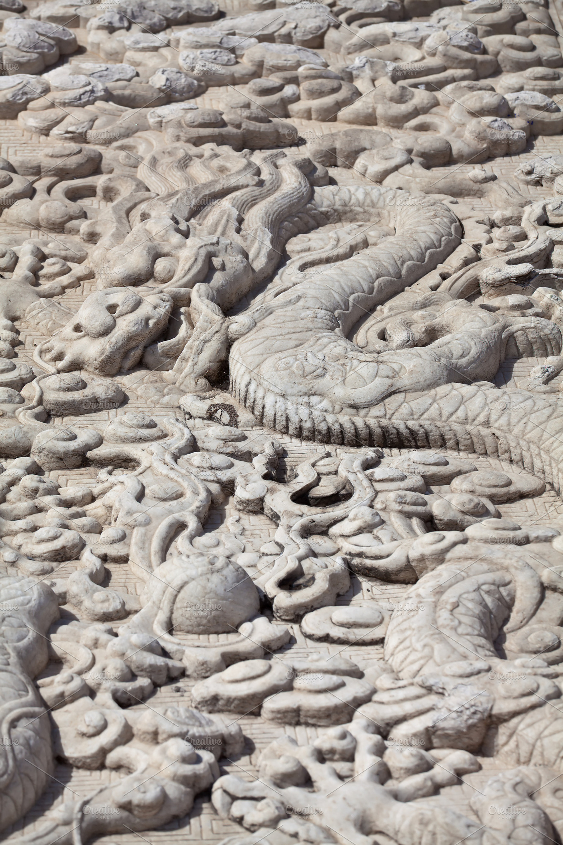 Dragon wall, an Architecture Photo by Vector Tradition
