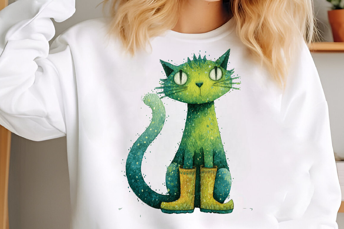Whimsical Funny Cat Bundle, an Illustration by SinaCreation (Photo 6 of 7)