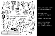 Music - vector illustrations, an Object Illustration by Renée from Studio neetje (Thumbnail 2 of 5)
