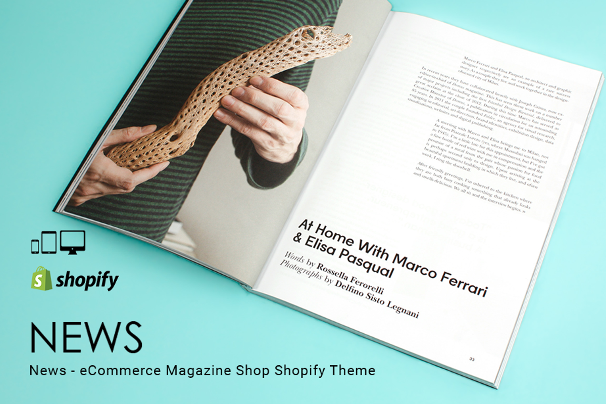 News – Magazine Shop Shopify Theme, a Shopify Template by ThemeTidy Shopify Agency (Photo 1 of 3)
