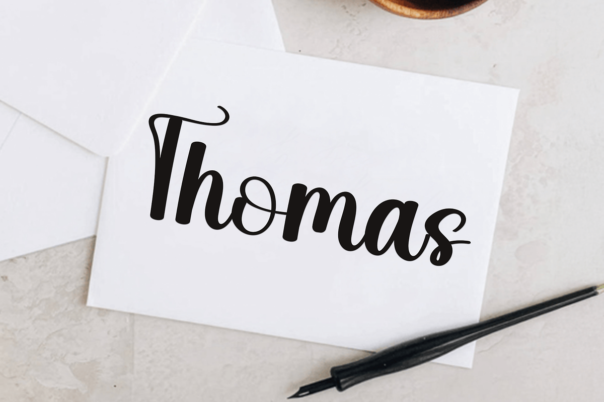 Writing Monogram, a Handwritten Font by FreshTypeINK (Photo 2 of 6)