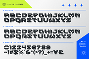 Fracto - Futuristic Display Font, a Sans Serif Font by figuree studio (Thumbnail 5 of 10)