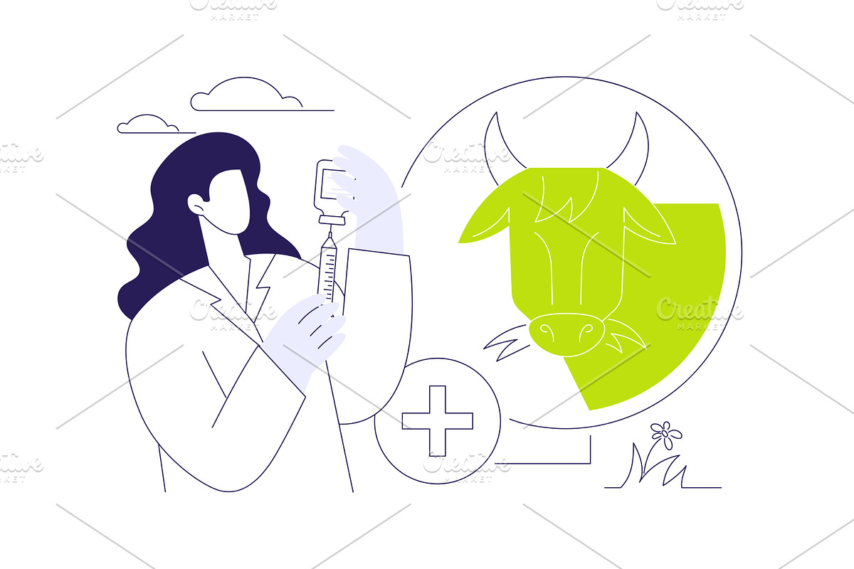 Veterinary drugs abstract concept, an Illustration by Visual Generation