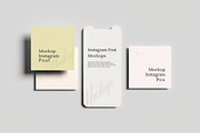 Instagram Post Mockup, an Advertising Mockup by Pikachudesign (Thumbnail 5 of 5)