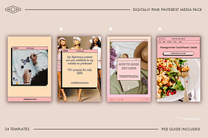 Digitally Pink Pinterest Media Pack