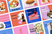 POP Canva Instagram Kit, a Social Media Template by Rose & Co. (Thumbnail 3 of 9)