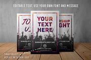 Welcome Worship Church Flyer, a Print Template by Sync Design Soultions (Thumbnail 2 of 3)