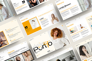 A Design Portfolio Presentation is a, a Presentation Template by MightyDesign