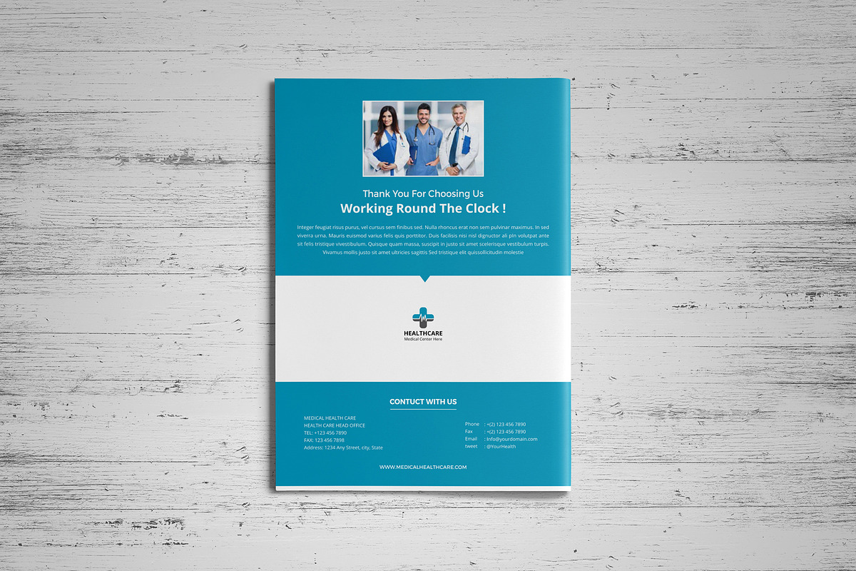 Medical Healthcare Brochure V5, a Brochure Template by JanySultana (Photo 7 of 12)
