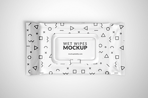 Wet Wipes Mockup