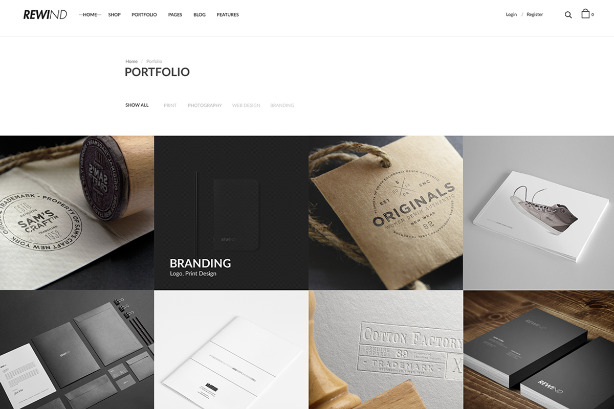 Rewind-eCommerce Fashion Bootstrap, a Bootstrap Template by IwThemes (Photo 6 of 8)