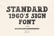 Standard | Hand Made Slab Serif Font, a Slab Serif Font by Madeline ODonoghue Design (Thumbnail 3 of 9)