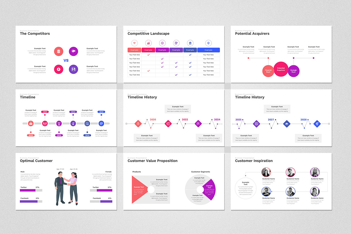 Marketing Plan PowerPoint Template, a Presentation Template by Design Vault (Photo 11 of 15)