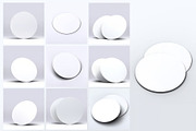 Paper Coaster Mockup, an Advertising Mockup by Hubzway (Thumbnail 9 of 9)