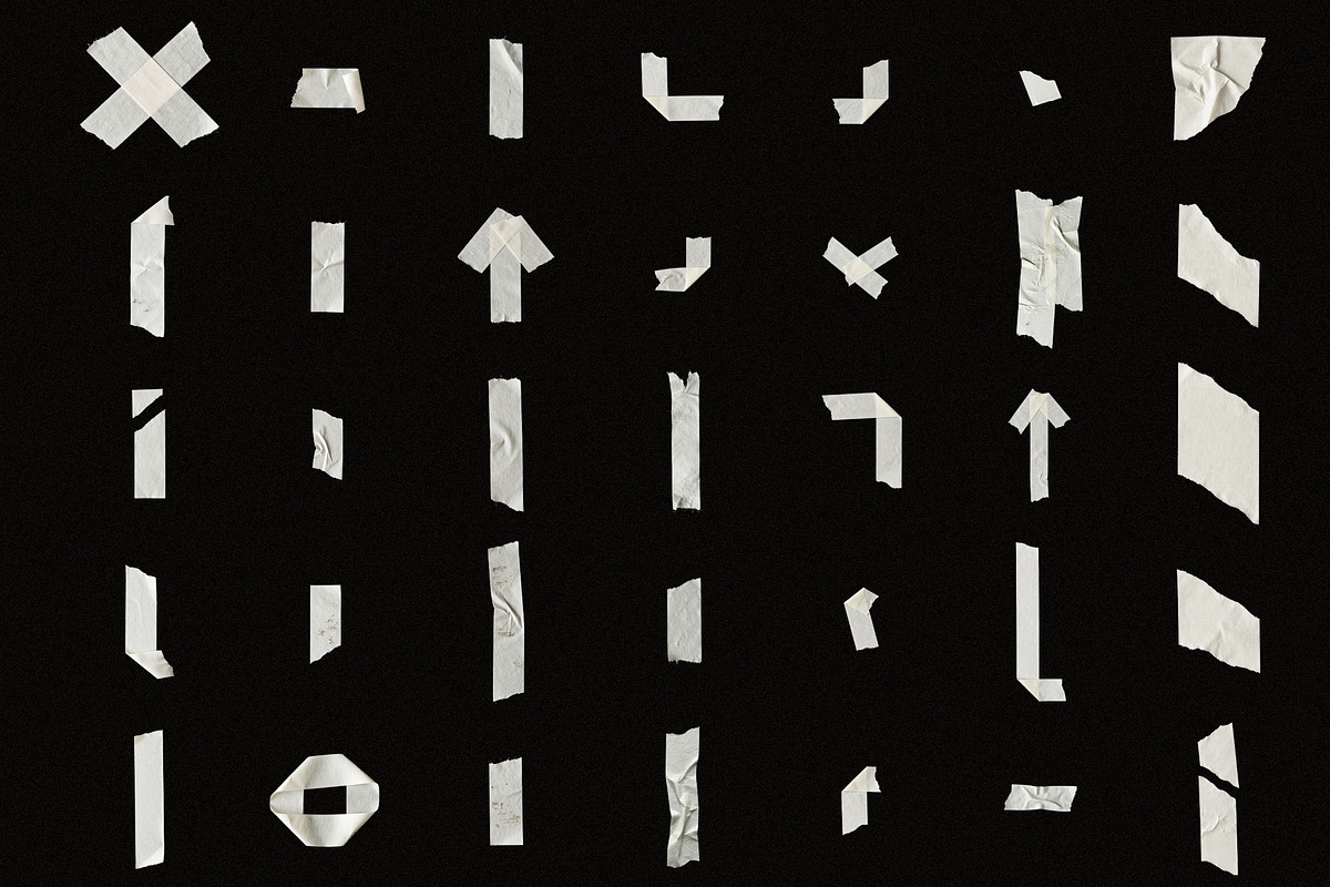 35 Adhesive Duct Tape Pieces Texture, a Texture Graphic by smishura (Photo 2 of 5)