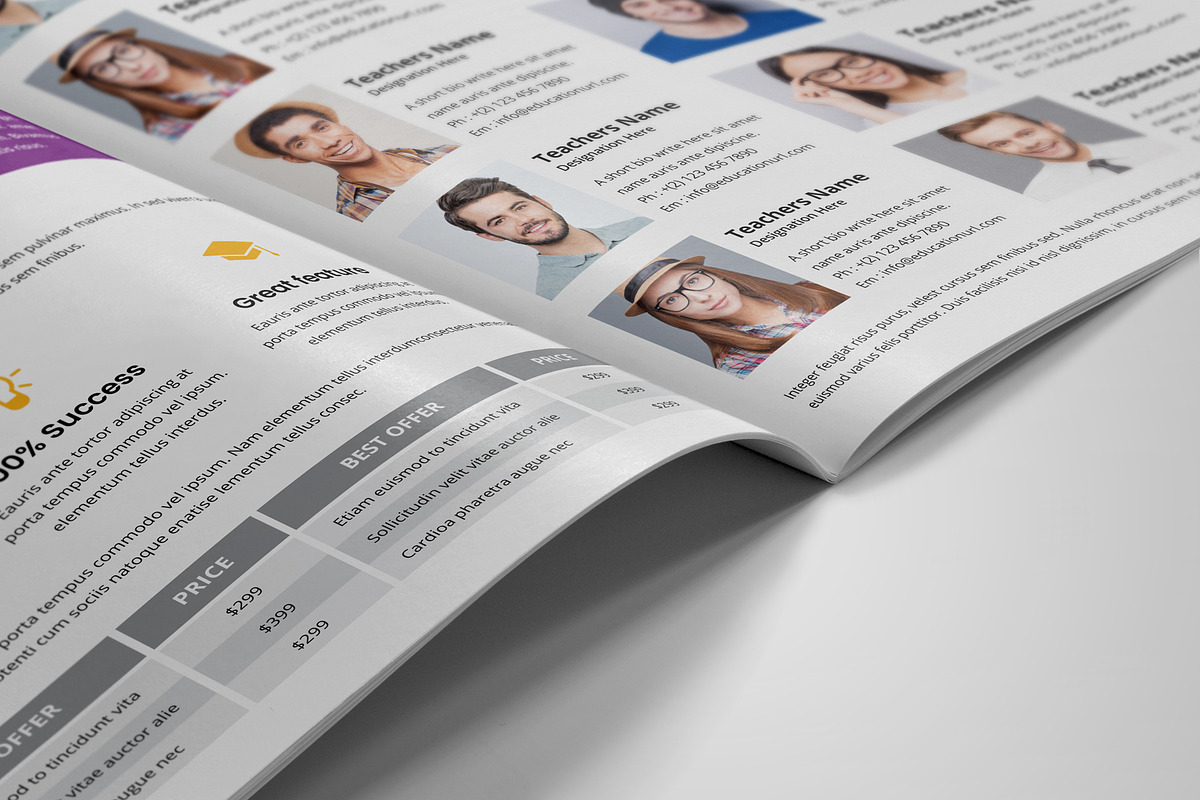 Education Prospectus Brochure v3, a Brochure Template by Miyaji75 (Photo 5 of 15)