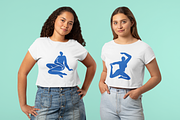 Women's Figure Poses In A Trendy Set, an Object Illustration by Illustrava (Thumbnail 9 of 9)