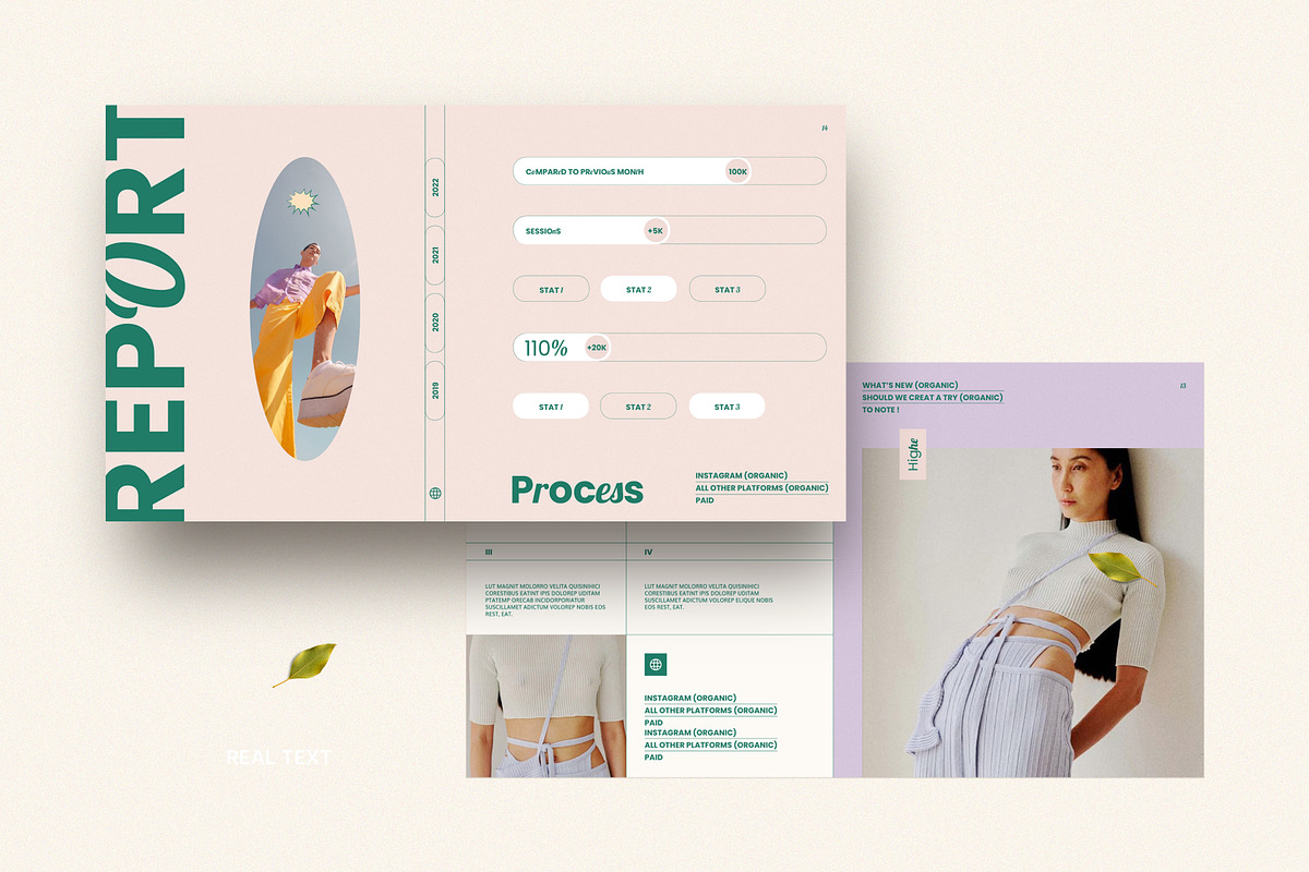 Social Media Report Kit, a Presentation Template by S A N D Y (Photo 6 of 10)
