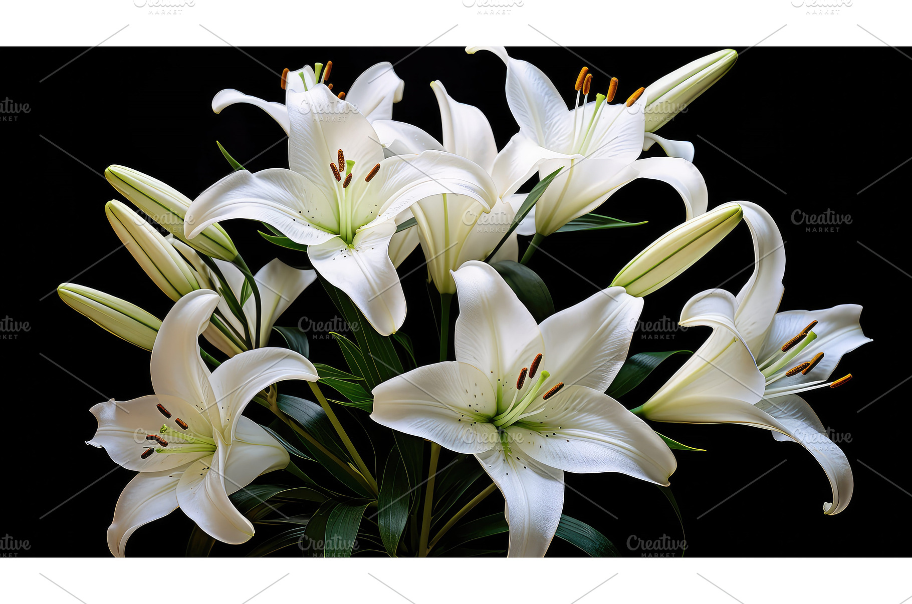 nature bouquet flower background ai, a Nature Photo by pikepicture
