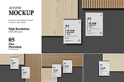 A4 Flyer Brochure Mockup, an Advertising Mockup by AndikaGraphic (Thumbnail 1 of 6)