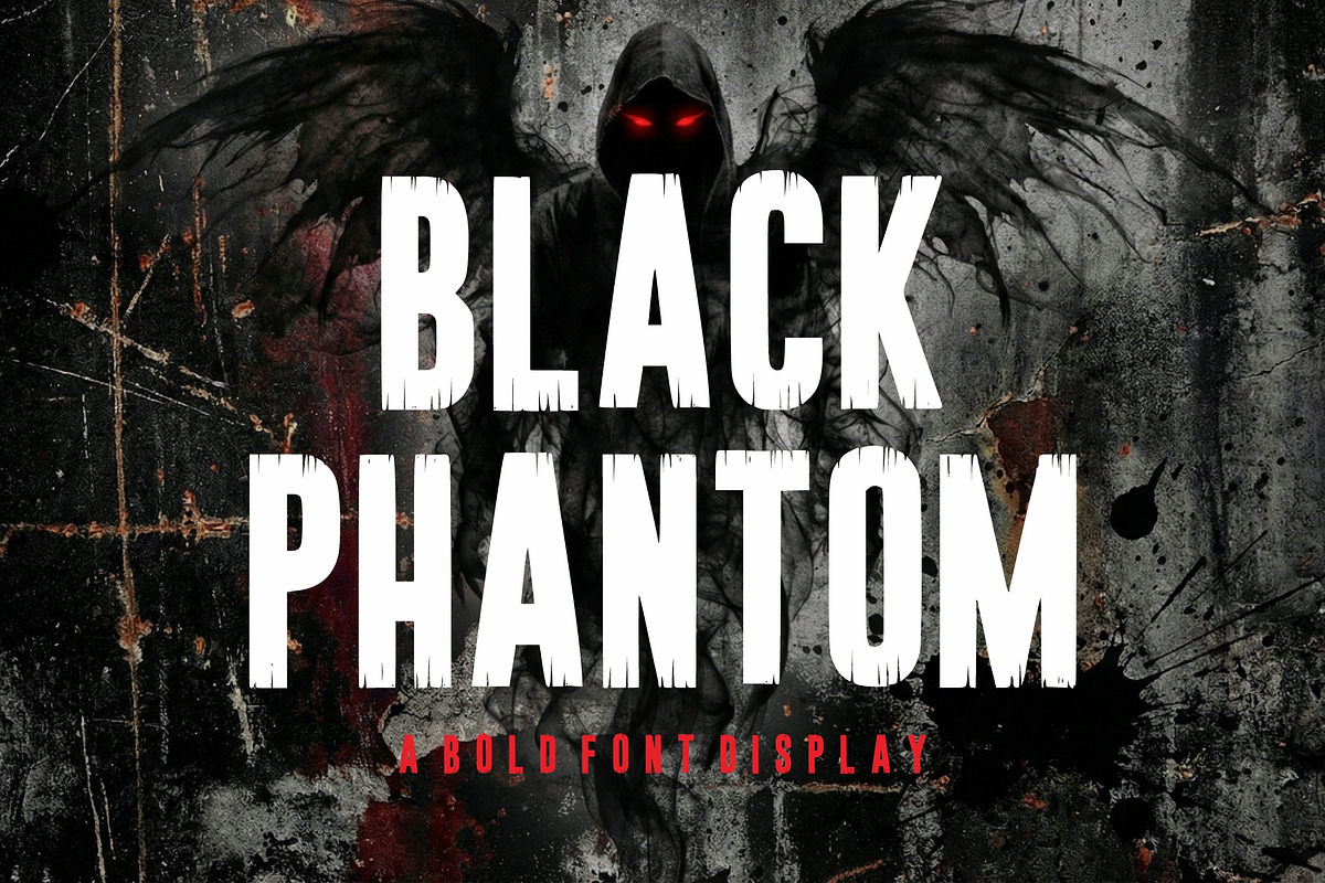 Black Phantom, a Font by Limited.studio (Photo 1 of 5)