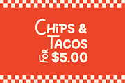Retro foodie Handdrawn Font Kimchi, a Font by Courtney Flannagan Design (Thumbnail 6 of 9)