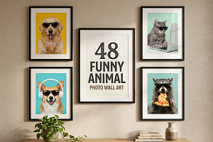 48 Funny Animal Photo Wall Art, an Animal Photo by Image for Sale