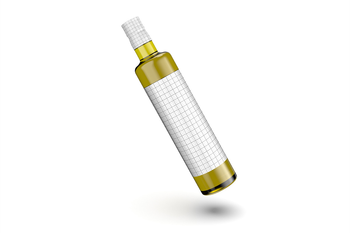 Glass Oil Bottle Mockup, a Product Mockup by graphypix (Photo 4 of 4)