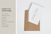 Envelope & Card Invitation Mockups, a Print Template by Mockstore (Thumbnail 2 of 14)