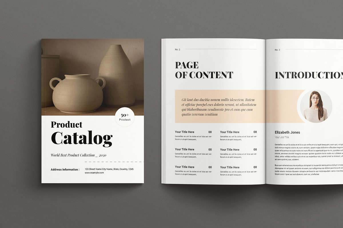 Modern Product Catalog Template, a Brochure Template by Seeing-art (Photo 2 of 11)