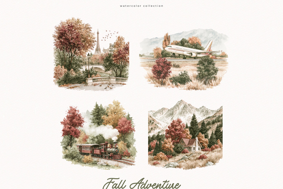 Fall Adventure Collection, a Seasonal Illustration by PeDe Designs (Photo 5 of 17)