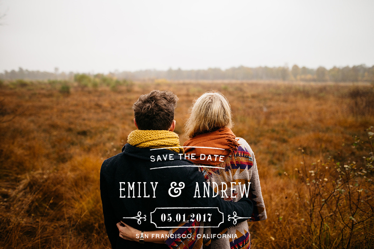 Save the Date Overlays Set, an Object Graphic by BirDIY Design (Photo 3 of 5)