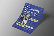 Blue Business Training Webinar Flyer, a Flyer Template by Neermana (Thumbnail 3 of 4)