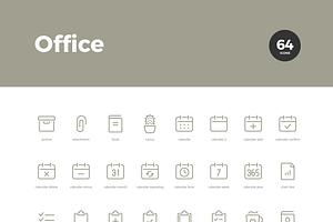 Office Icons Pixi Line