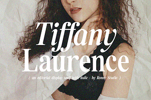 Tiffany Laurence Nostalgic Serif