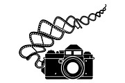 Vintage Camera Film Silhouette, an Object Illustration by yasushie (Thumbnail 28 of 31)
