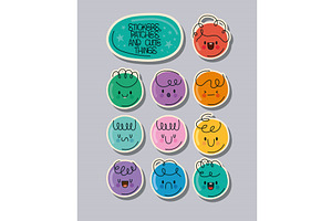 Ten Cute Badges