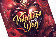 Valentines Day Party Flyer, a Flyer Template by Tarommir (Thumbnail 4 of 4)