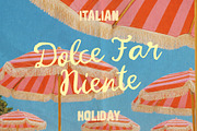 Sunset Motel Retro Summer Font Trio, a Handwritten Font by BilberryCreates (Thumbnail 9 of 10)