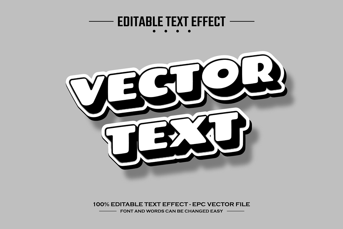 Economy editable vector text effect, a Layer Style Add-On by nicemorning (Photo 2 of 3)
