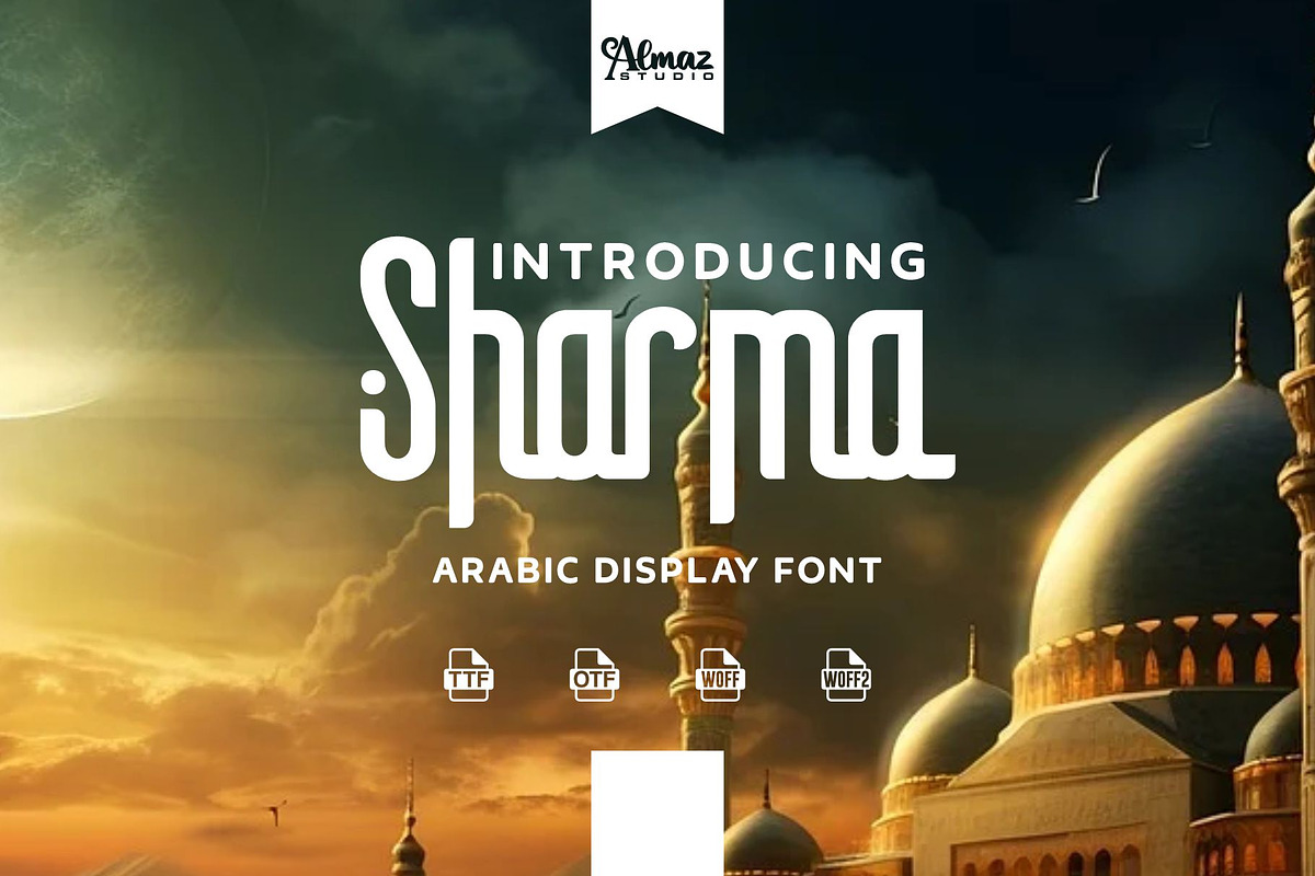 Sharma, a Sans Serif Font by almazstudio (Photo 1 of 10)