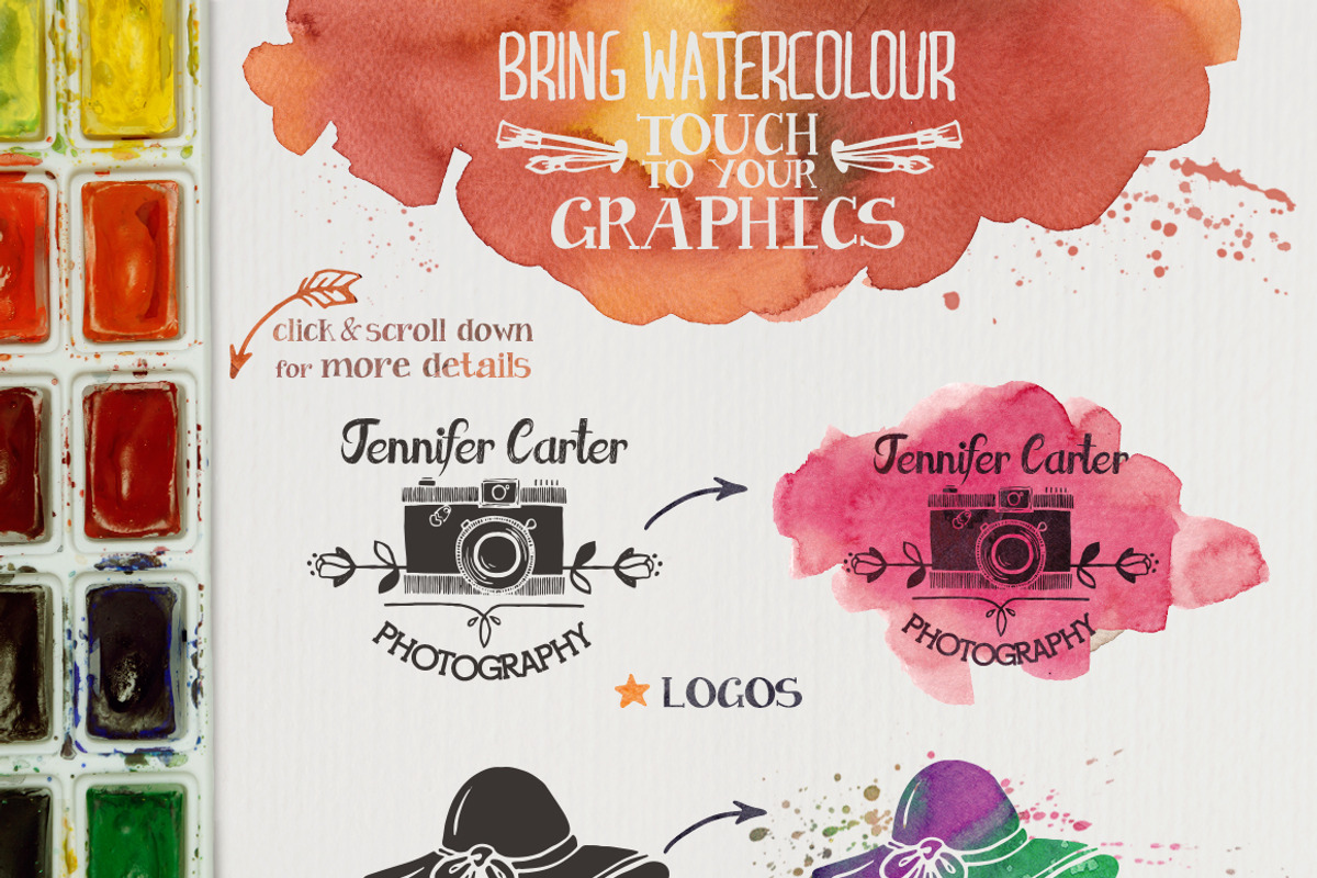 Aquarelle Designers Kit preview 4