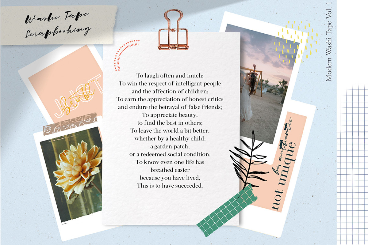 205 Washi Tape Bundle for Procreate, a Brush Add-On by OkayAnnie Designs (Photo 3 of 22)