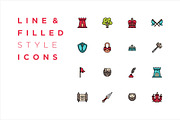 Kingdom Age Icons Set, an Outline Icon by AnimusStudio (Thumbnail 3 of 5)