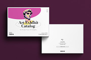 Art Gallery Exhibition Catalog, a Brochure Template by E-Type (Thumbnail 8 of 8)