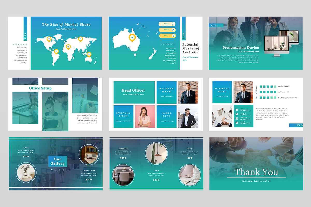 Vein Keynote Presentation, a Presentation Template by TMint Creative