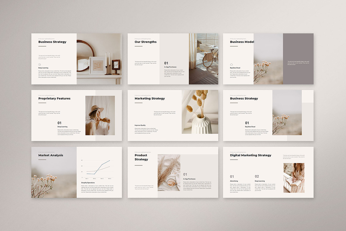 Simple Business Presentation CANVA, a Presentation Template by CreativityForest (Photo 9 of 17)