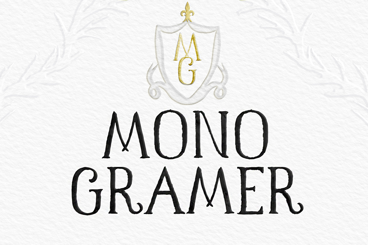 Monogramer. Hand-Drawn Serif Font, a Serif Font by LABFcreations (Photo 13 of 13)